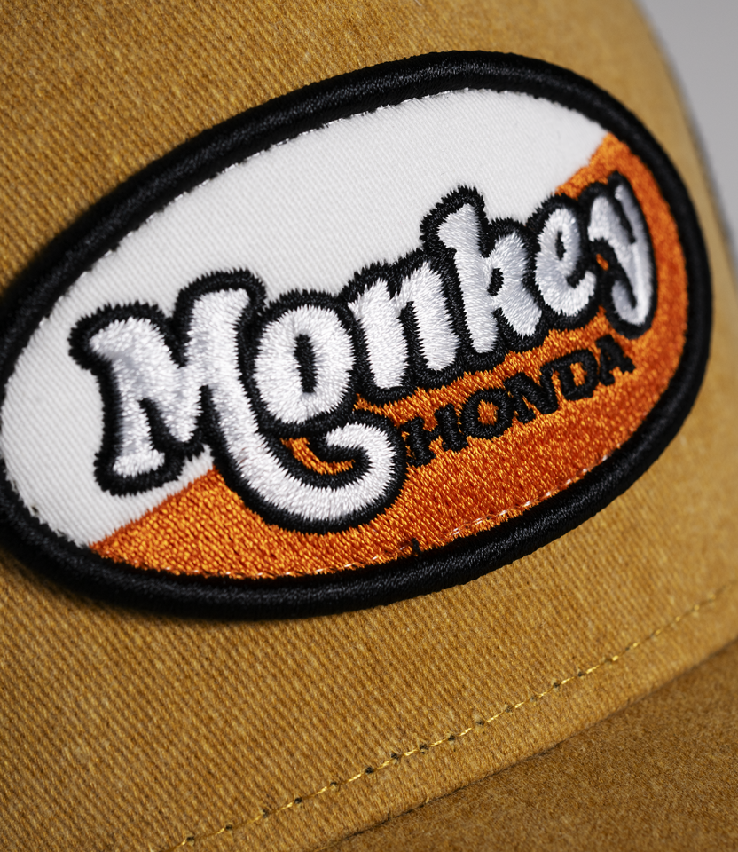 Casquette trucker Monkey jaune