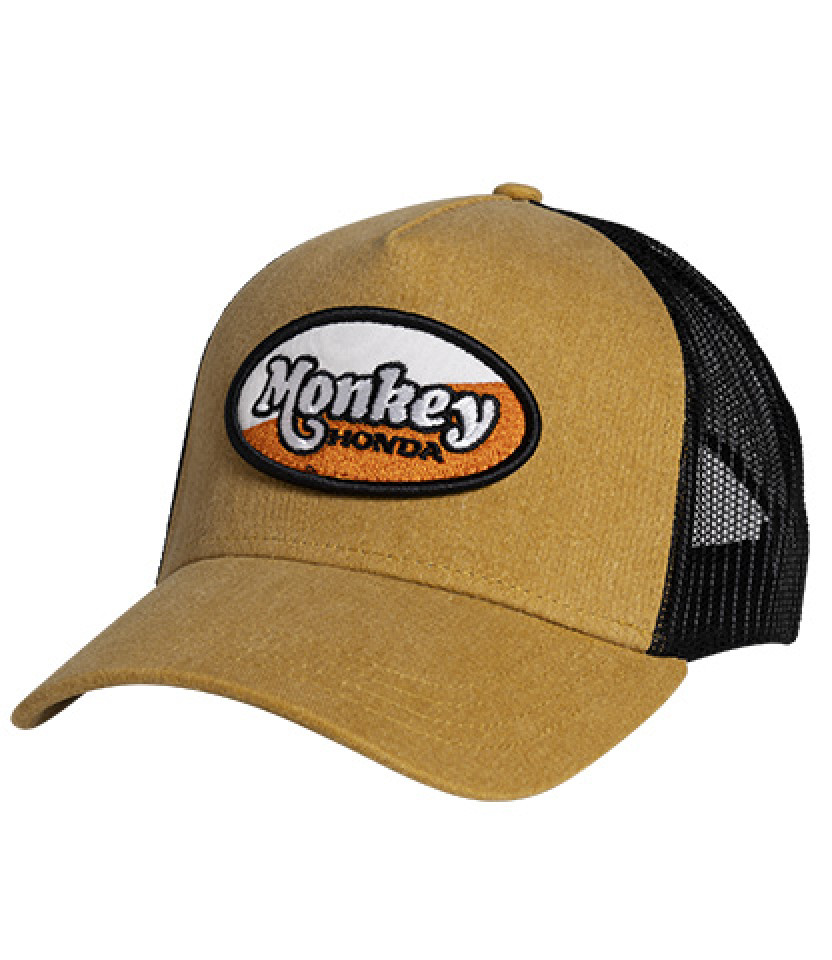 Casquette trucker Monkey jaune