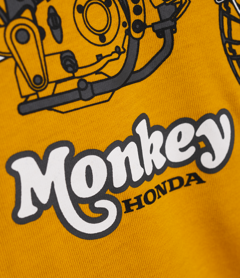 T-shirt Monkey jaune