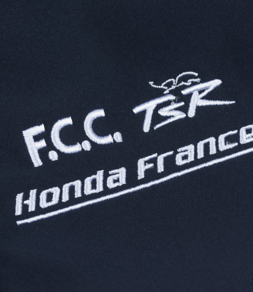 Veste softshell racing tricolore F.C.C. TSR Honda France