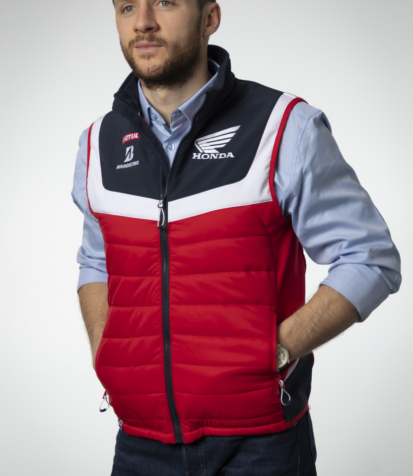 Bodywarmer racing tricolore F.C.C. TSR Honda France