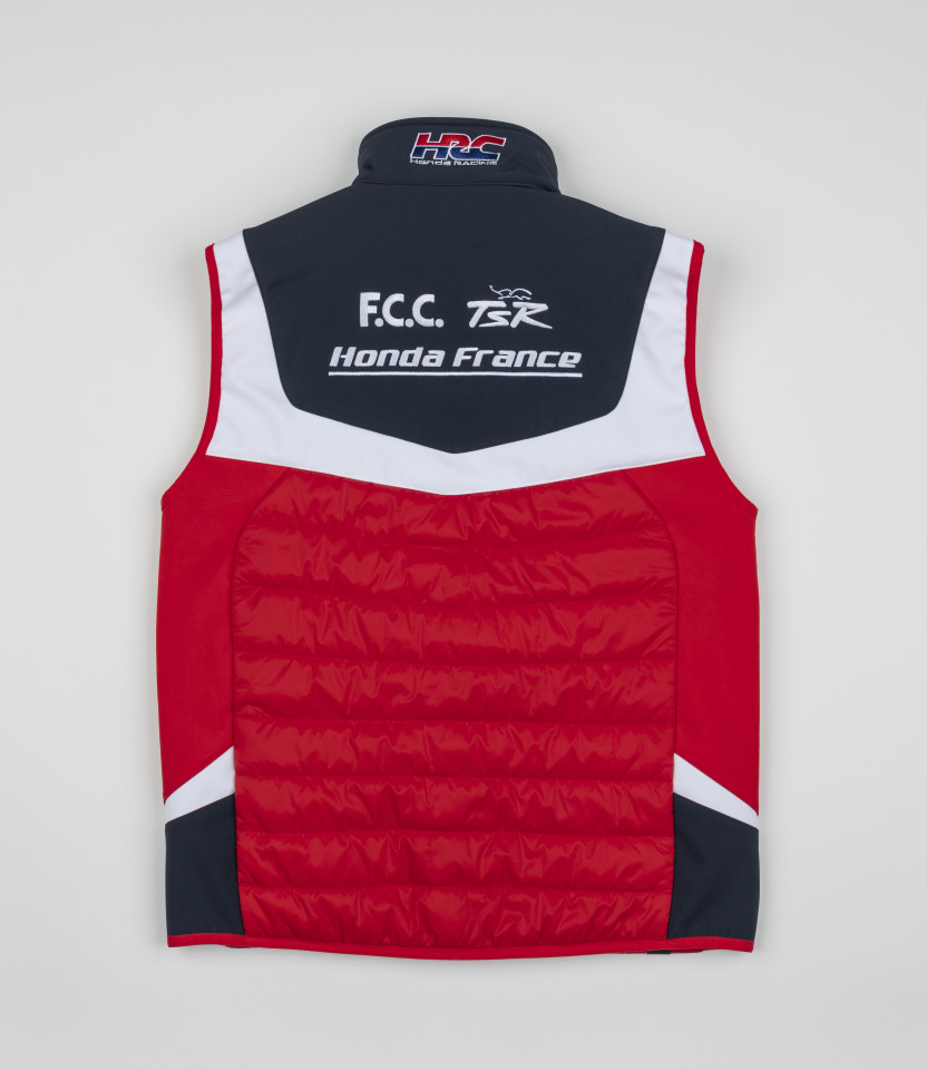 Bodywarmer racing tricolore F.C.C. TSR Honda France