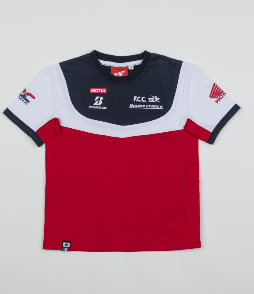 T-shirt Enfant racing tricolore F.C.C. TSR Honda France