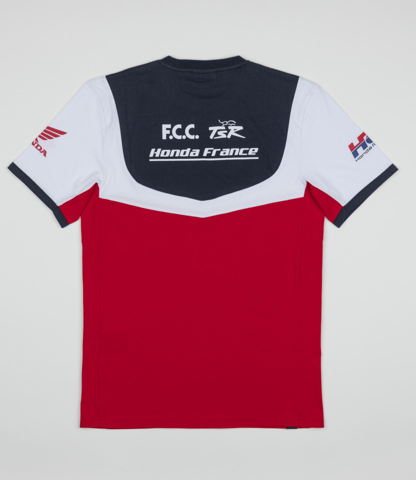 T-shirt Femme racing tricolore F.C.C. TSR Honda France