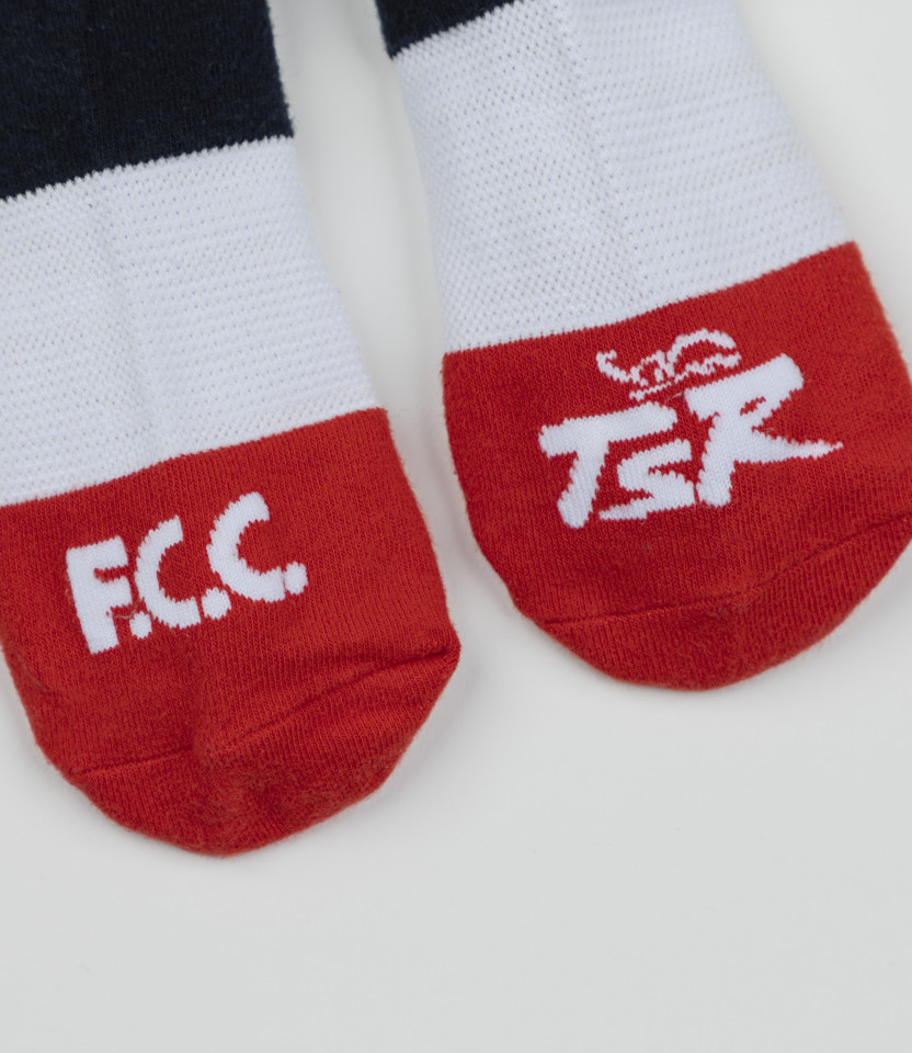 Chaussettes racing tricolore F.C.C. TSR Honda France