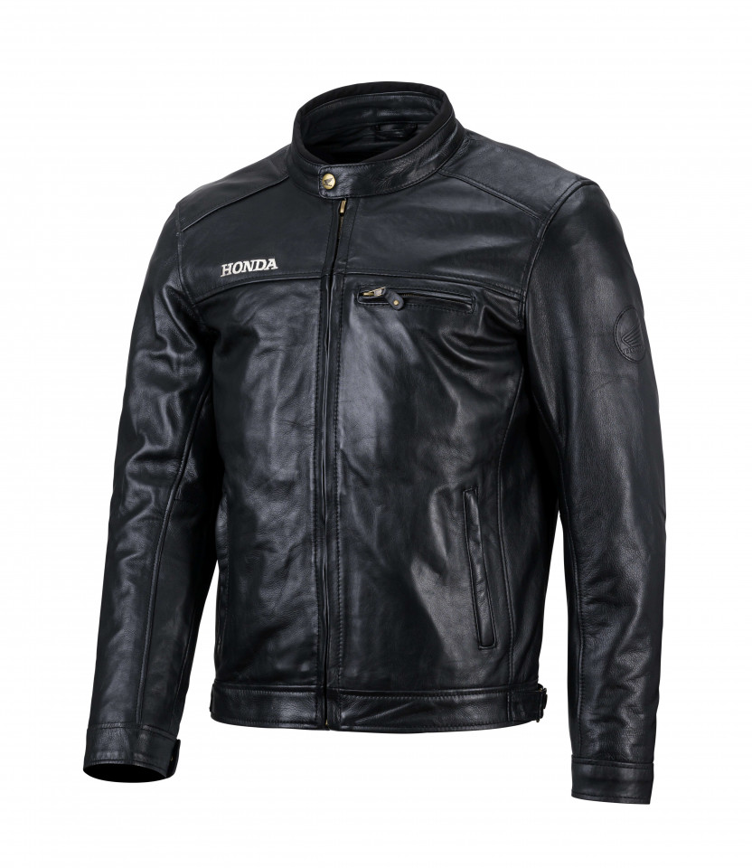 Blouson Cuir Floride Noir Collections de vetements Honda F.C.C. TSR Honda France Collection Vintage kenny Racing Honda E Shop Accessoires et vetements Homme Femme Enfant Boutique en ligne Honda moto