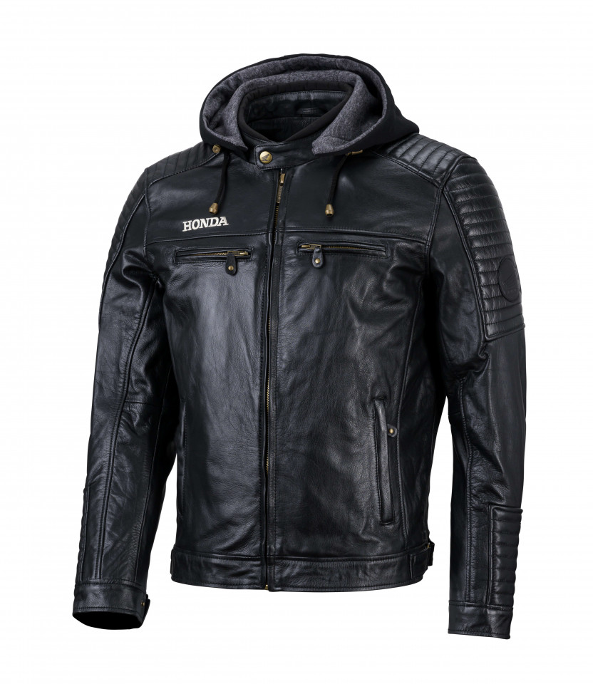 Blouson Cuir Utah Noir