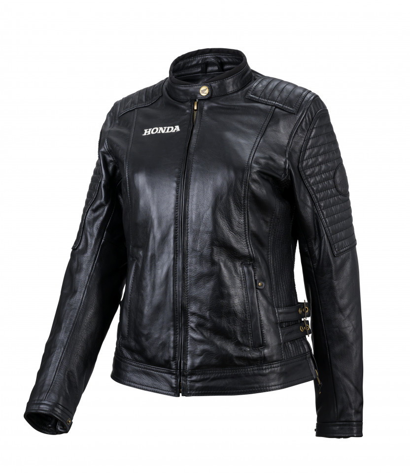 Blouson Cuir Alabama Noir Femme