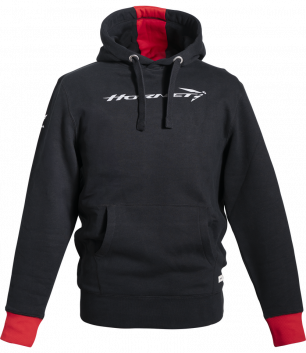 Sweat à capuche Hornet noir et rouge