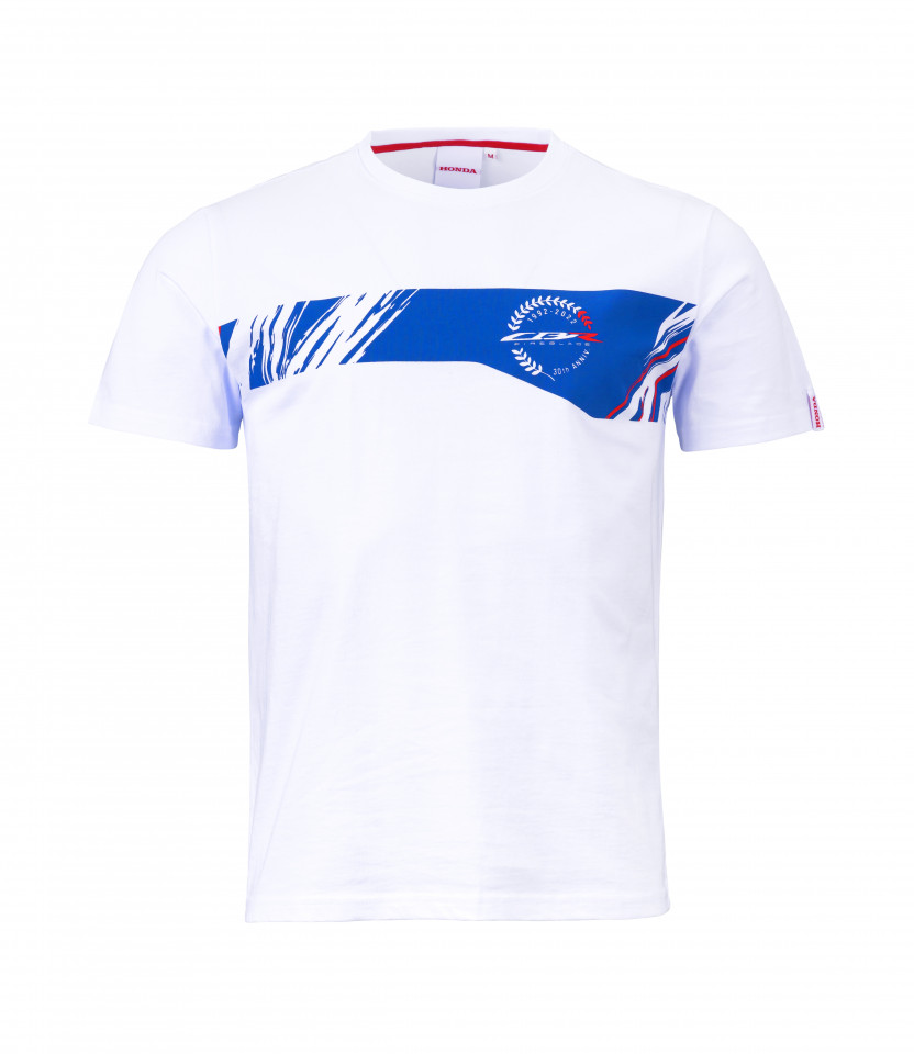 T-shirt blanc CBR Fireblade 30ème anniversaire