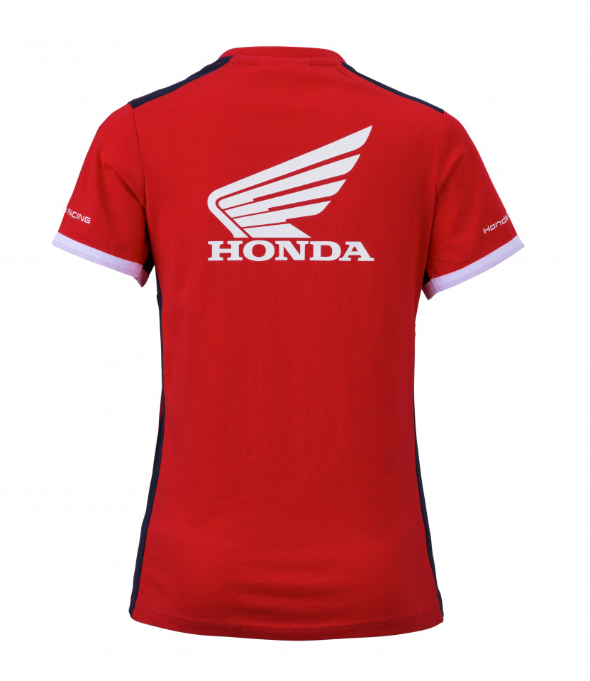T-Shirt Rouge Femme Honda Racing