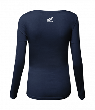 T-Shirt Honda Bleu Marine Sunset Femme